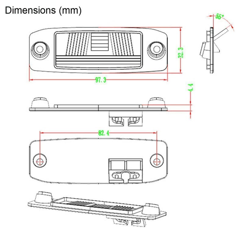 TheCoolCube CCD Color Sony chip Car Back Up Rear View Reverse Parking Camera for Hyundai Tucson Accent Elantra Terracan Veracruz Sonata - Image 4